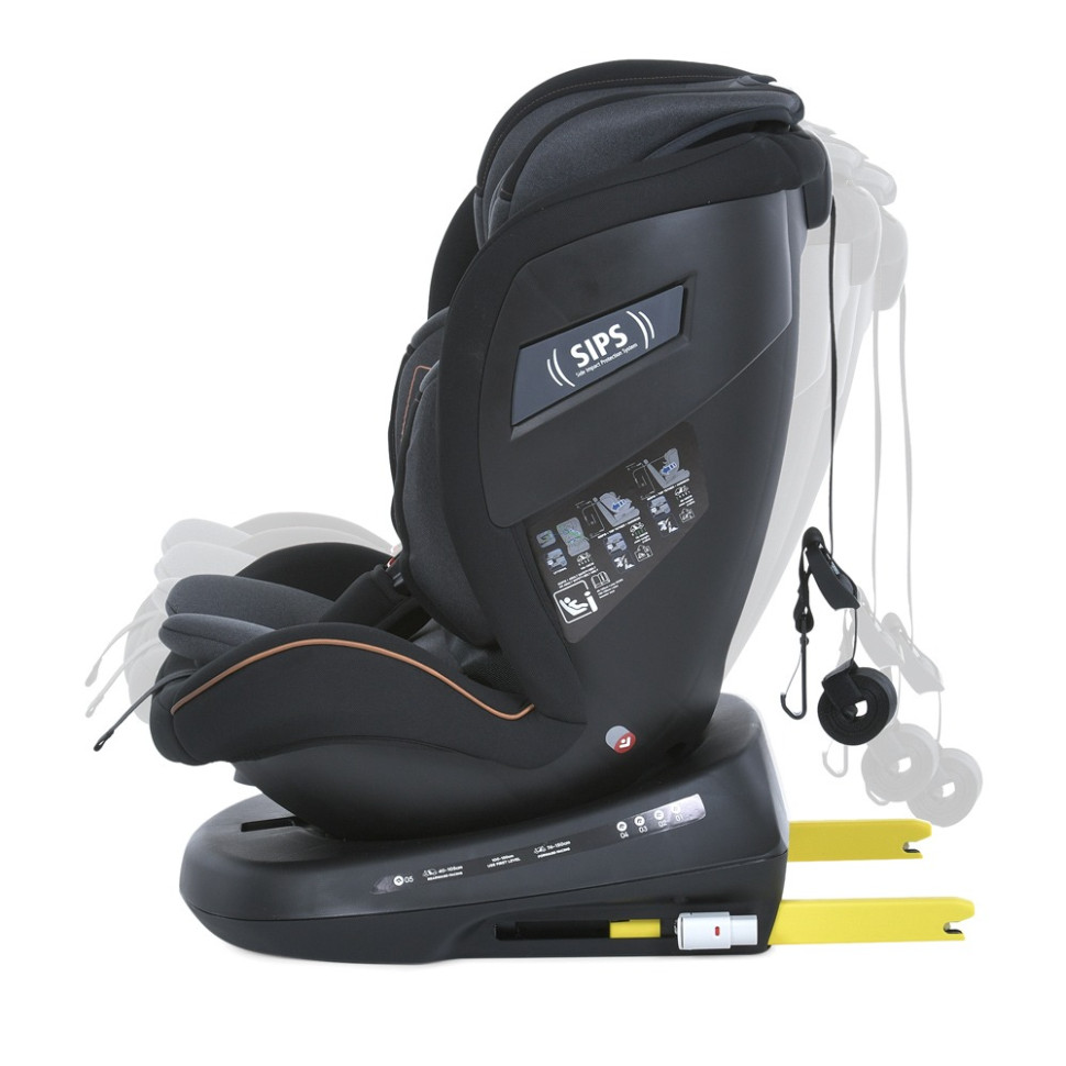 Автокресло I-CON ME 1117 Melange Midnight, группа 0+/1-2-3, isofix, поворот 360 опт, дропшиппинг