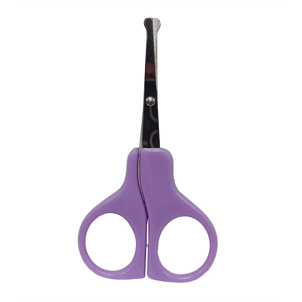 Ножницы маникюрные безопасные MGZ-0715(Violet) фиолетовый опт, дропшиппинг