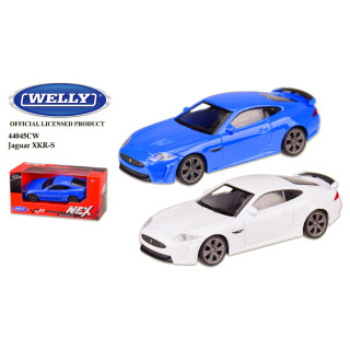 Машина металлическая JAGUAR XKR-S "WELLY" 44045CW масштаб 1:43