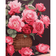 Картина по номерам "Красочные розы" ©art_selena_ua KHO3250, 40х50см