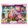 Кукла типа Барби беременная DEFA 8088 в комплекте коляска с ребёнком опт, дропшиппинг