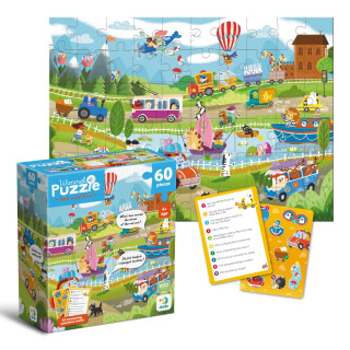 Детский виммельпазл "Чудо-транспорт" 300660, 60 элементов