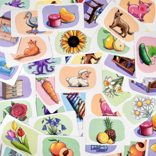 Настольная игра "Умный чемодан. Мир вокруг" 30984, 80 различных карточек