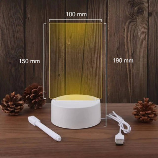 Лампа-планер LED 3D visualization lamp 3DLED планшет для рисования