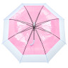 Зонт-трость для взрослых MK 5277(Pink) длина 87 см, трость 78 см, диаметр 103 см, спица 57,5 см опт, дропшиппинг