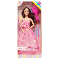 Детская Кукла "Beautiful Girl" D200-216(Pink) в нарядном платье