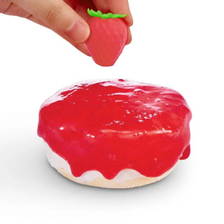 Игровой набор со слаймами "Клубничный чизкейк" Slime Mart 15901A серии "Shopping Bag"