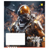 Тетрадь ученическая «Future is Here» 012-3417K-3 в клеточку, 12 листов опт, дропшиппинг
