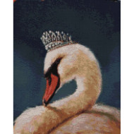 Алмазная мозаика "Принцесса Лебедь" ©Lucia Heffernan DBS1203, 40x50 см