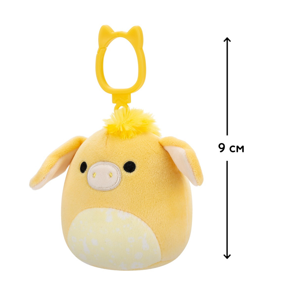 Мягкая игрушка на клипсе Ослик Гэвин Squishmallows SQCP00461, 9 см опт, дропшиппинг