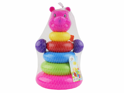 Развивающая пирамидка сортер "Медведь" 12019 пластиковая