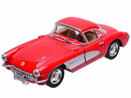 Машинка Chevrolet Corvette 1957 Kinsmart KT5316W инерционная, 1:34