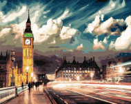 Картина по номерам. Brushme "Сумерки над Лондоном" GX22077, 40х50 см