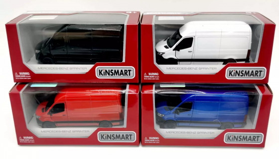 Игрушечная модель Автобуса MERCEDES-BENZ Sprinter KT5426W инерционная