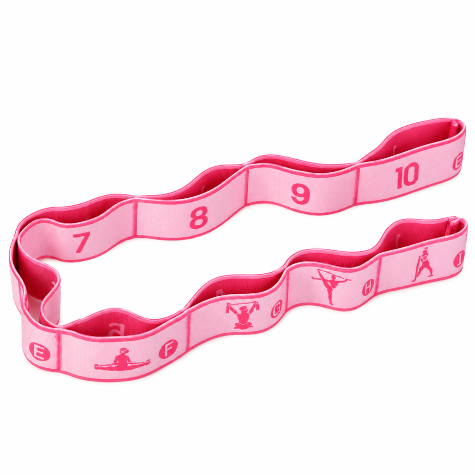 Эспандер (эластичная лента) для растяжки MS 4817(Pink) розовый опт, дропшиппинг