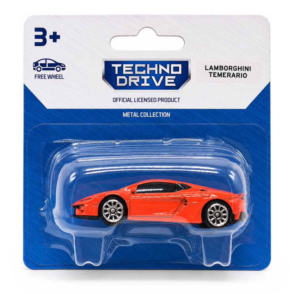 Детская минимодель Lamborghini Temerario 250438US2-4 серии Street Racers S3 опт, дропшиппинг