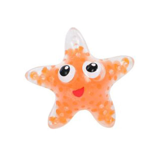 Детская игрушка-антистресс "Морская звезда" MS 3666(Orange) с орбизом, 10 см