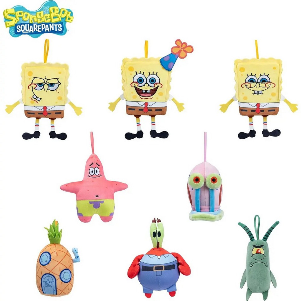 Детская мягкая игрушка-сюрприз SpongeBob M14165 в ассортименте опт, дропшиппинг