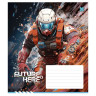 Тетрадь ученическая «Future is Here» 012-3417K-4 в клеточку, 12 листов опт, дропшиппинг