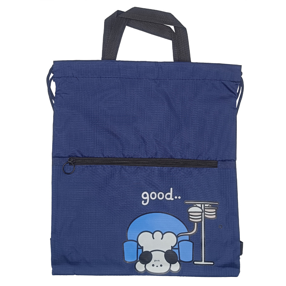 Детская сумка для обуви «Anime» 2-54-3(Blue) 40 x 35 см  опт, дропшиппинг