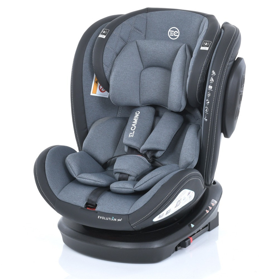 Автокресло EVOLUTION 2 360 ME 1045 Royal Gray, Крепление ISOFIX опт, дропшиппинг