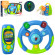 Детский игровой набор Автотренажер K999-81B/G руль, ключи, телефон опт, дропшиппинг
