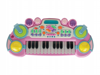 Детский синтезатор CY-6032B(Pink), 24 клавиши