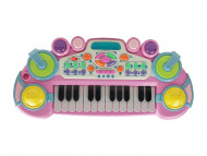Дитячий синтезатор CY-6032B (Pink), 24 клавіші