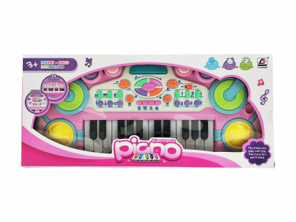 Детский синтезатор CY-6032B(Pink), 24 клавиши
