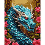Картина по номерам "Могучий дракон с красками металлик extra" ©art_selena_ua KHO5114, 40x50см