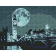 Алмазная мозаика "Ночь в Лондоне" Идейка AMO7212 40х50 см