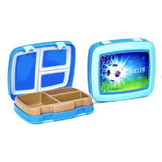 Детский Ланч-бокс "Soccer" 01550/02 крышка на защелках