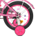 Велосипед дитячий PROF1 Y1411-1 14 дюймів, рожевий - гурт(опт), дропшиппінг 