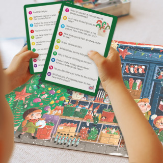 Детский пазл Ищи и находи "Зимние праздники" 300663, 80 элементов