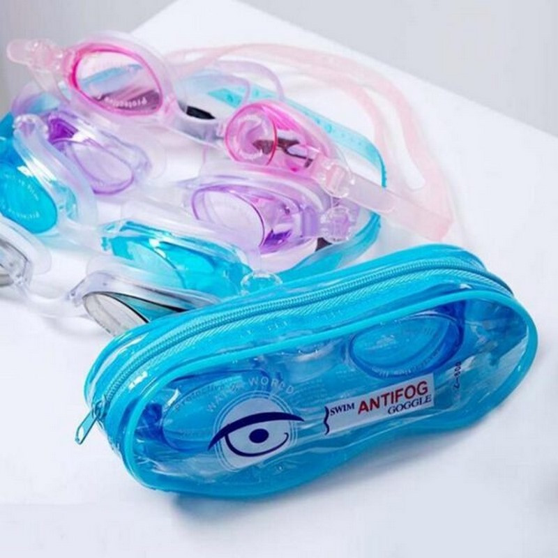 Окуляри для плавання дитячі/підліткові Swim Goggles NE-PL-600-B, сині - гурт(опт), дропшиппінг 