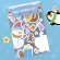 Набір дитячих настінних наклейок "Сніговик і його друзі" DoDo 300300 - гурт(опт), дропшиппінг 