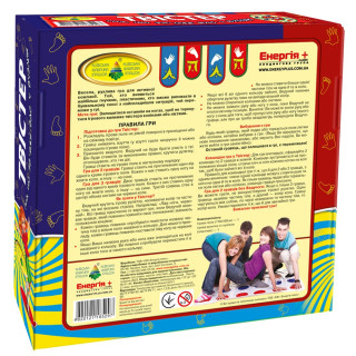 Игра "Твистер" 85297 с рулеткой 