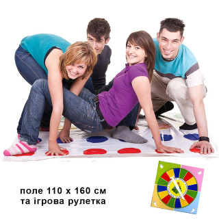 Игра "Твистер" 85297 с рулеткой 