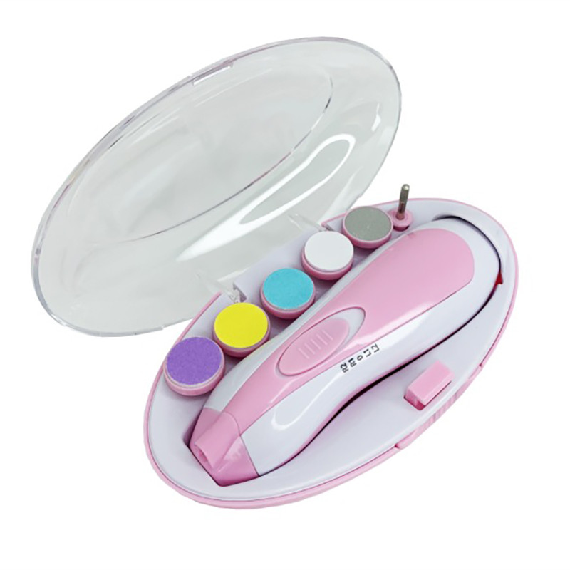 Дитячий електричний тример для нігтів MGZ-0720(Pink) - гурт(опт), дропшиппінг 