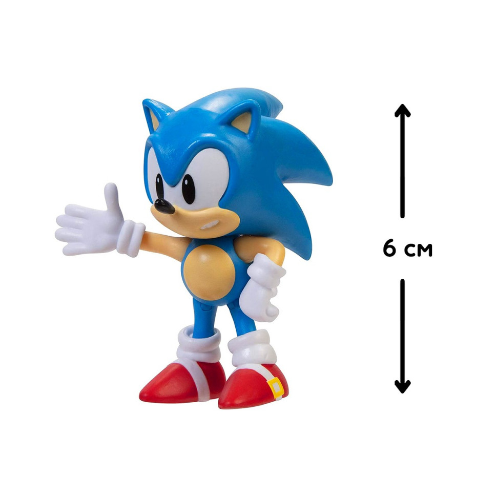 Игровая фигурка с артикуляцией Классический Соник SONIC THE HEDGEHOG 40687i-RF1, 6 см опт, дропшиппинг