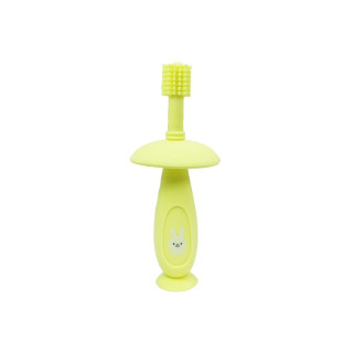 Силіконова зубна щітка Mumlove MGZ-0716(Yellow) з обмежувачем