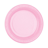 Набір паперових тарілок світло-рожевих 7038-0078, 10 шт.