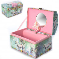 Дитяча скринька для дівчаток H-017 з фігуркою, що обертається