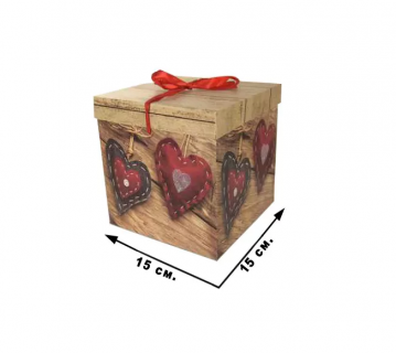 Подарочная коробка CEL-141-1M, 15*15 см