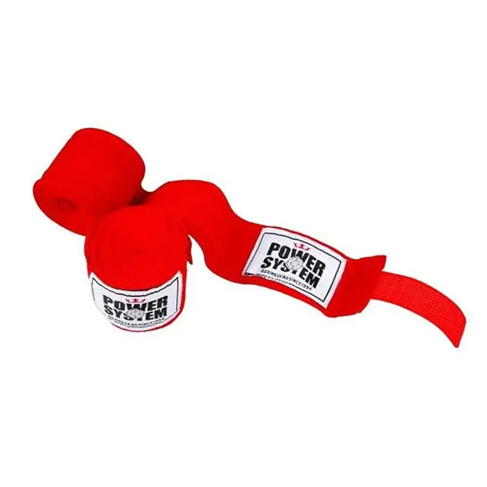 Бінти для боксу Power System PS-3404_Red (4 м) - гурт(опт), дропшиппінг