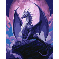 Картина по номерам "Величественный дракон" ©art_selena_ua KHO5118, 40x50см