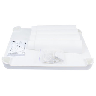 Дитячий ігровий столик 0402ТХК білий пластик 75х54х47 см