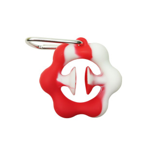 Игрушка-антистресс "POP-IT" PPT-Ex(Red-White) Эспандер Красно-Белый