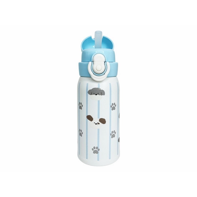 Детский термос-поилка MGZ-0334(Blue) голубой, 350 мл опт, дропшиппинг