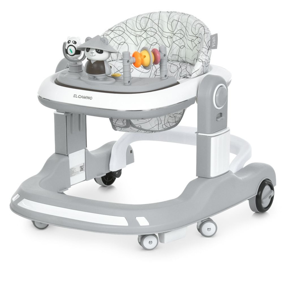 Дитячі Ходунки ME 1200 URSA Gray, музика, світло - гурт(опт), дропшиппінг